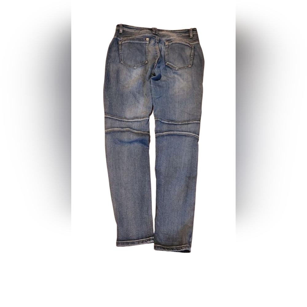 Red Fox junior  blue rugged Jeans slim size 13   37L  inseam 30